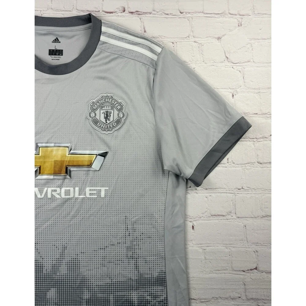 Manchester United 2017/2018 Third Football Shirt Jersey adidas Size LG